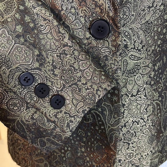JAMES PERSE size 1 Small MOSS JACKET Jacquard Blazer Festive Holiday $225 NEW - Picture 16 of 16